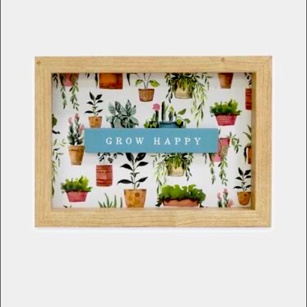 Grow Happy Box Sign